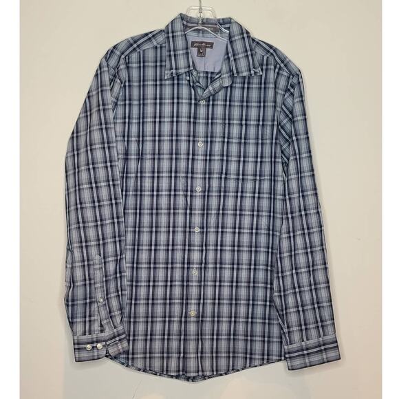 Eddie Bauer plaid long sleeve button down shirt - medium - Picture 1 of 4